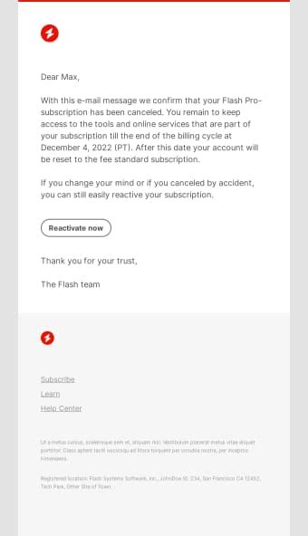 Transactional Email Templates