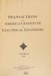 Transactions of the American Institute of Electrical Engineers Reader