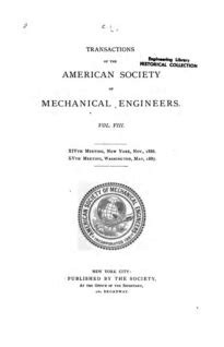 Transactions of the American Society of Mechanical Engineers Reader