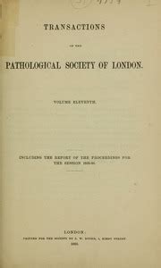 Transactions of the Pathological Society of London Epub