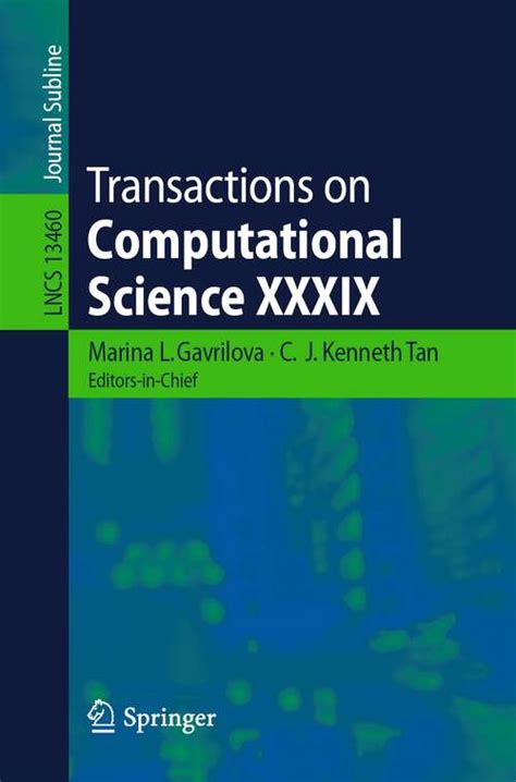 Transactions on Computational Science I 1st Edition Doc