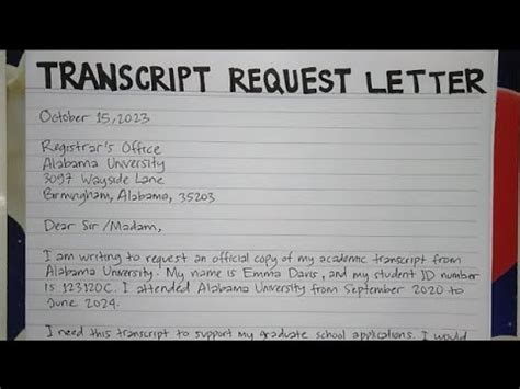 Transcript Request Process