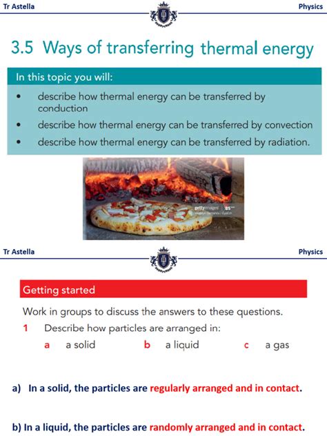 Transferring Thermal Energy Answers Kindle Editon