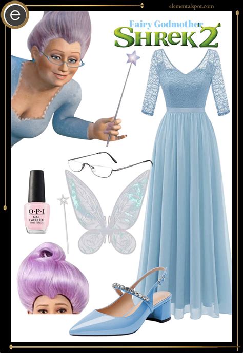 Transform into a Magical Fairy Godmother with a Shrek-Inspired Costume