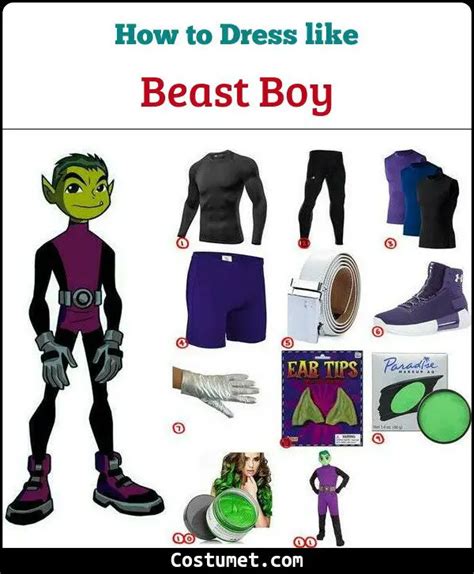 Transform into the Agile Beast: A Comprehensive Guide to Adult Beast Boy Costumes