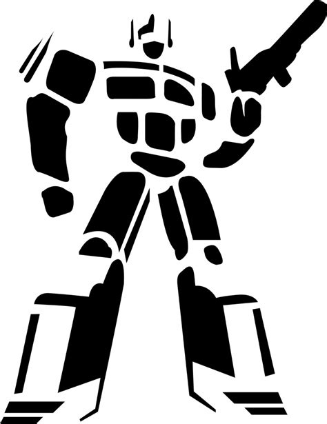 Transformer Pumpkin Template