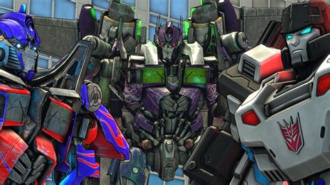 Transformers: Evil Optimus Prime vs. Optimus Prime and Megatron