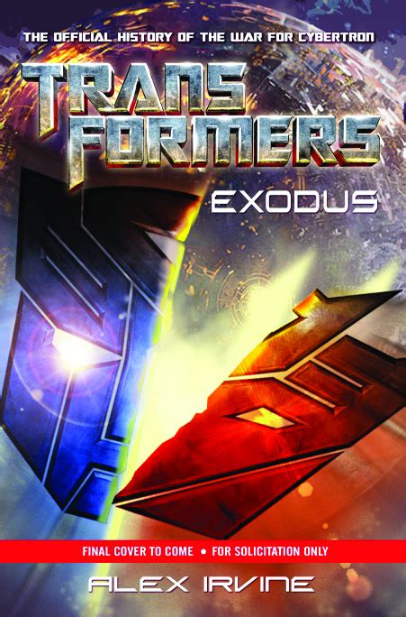 Transformers Exodus Alex Irvine PDF Book Epub