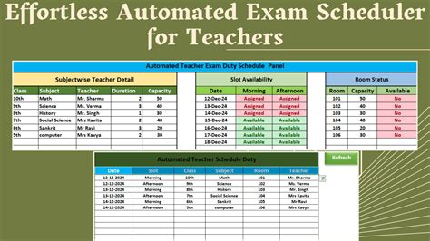 Transforming Education with Automated Exam Scheduling