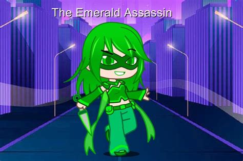 Transforming into the Emerald Assassin