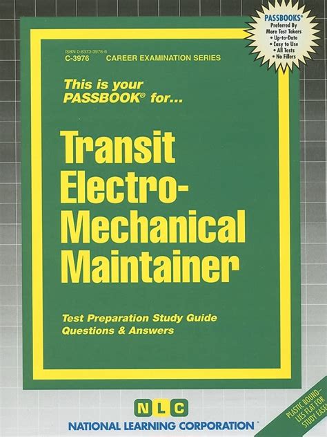 Transit Electro-Mechanical MaintainerPassbooks Career Examination Passbooks PDF