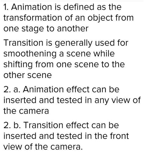 Transition: Understanding the Difference