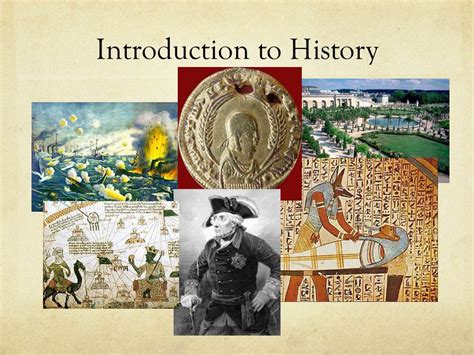 Transition from Introduction to History