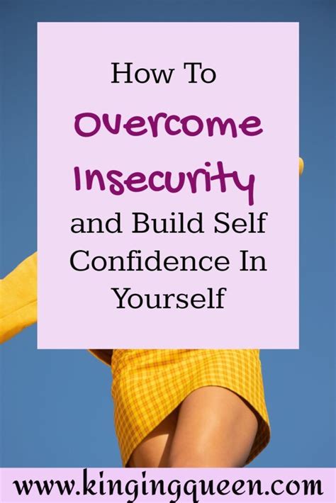 Transitioning from Insecurity to Self-Assurance