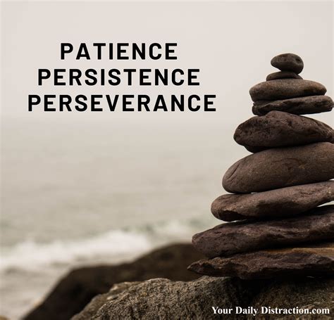 Transitioning from Perseverance to Patience