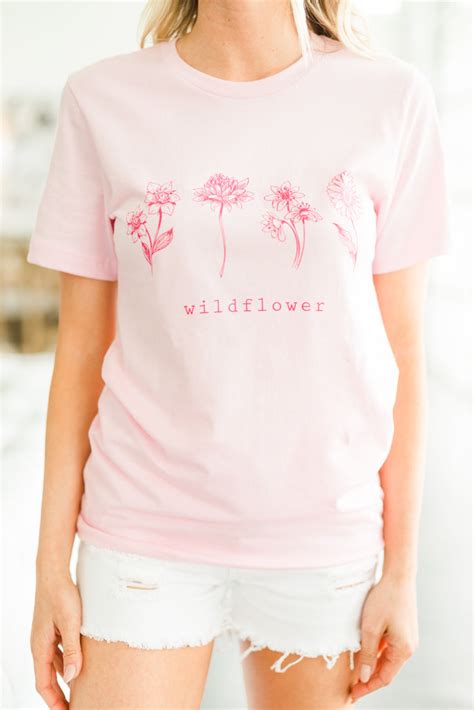 Transitioning the White and Pink Graphic Tee