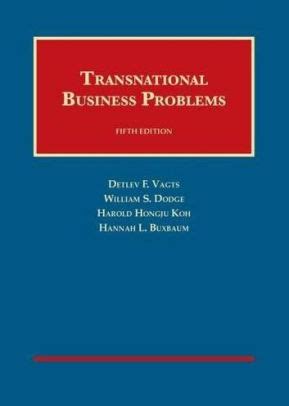 Transnational Business Problems Ebook Ebook Kindle Editon