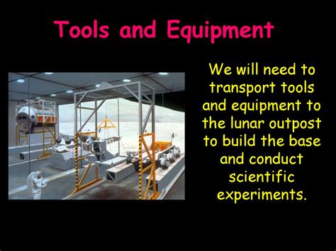 Transporting tools and equipment: