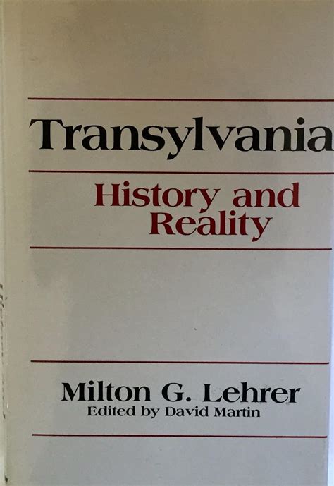 Transylvania History and Reality English and Romanian Edition Epub