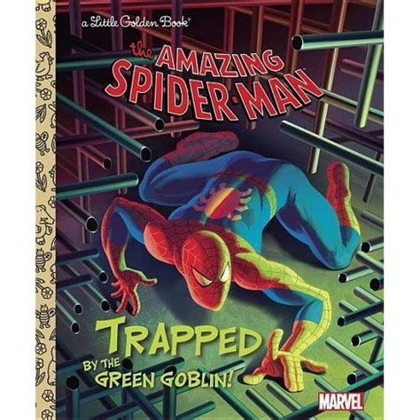 Trapped by the Green Goblin Marvel Spider-Man Little Golden Book