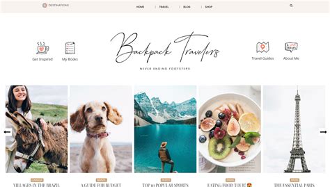 Travel Blogspot Template
