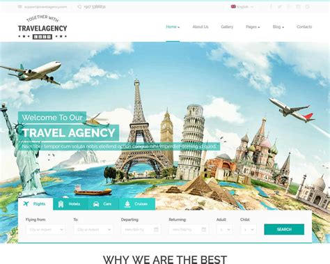 Travel Website Template
