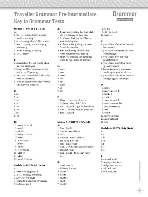 Traveller 5 Workbook Answers Epub