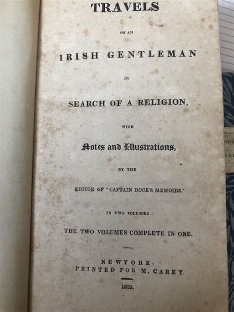 Travels of an Irish Gentleman in Search of a Religion With Notes and Illustrations Kindle Editon