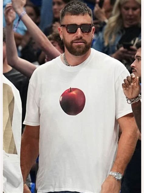 Travis Kelce's Apple Shirt: A Style Statement on the Gridiron