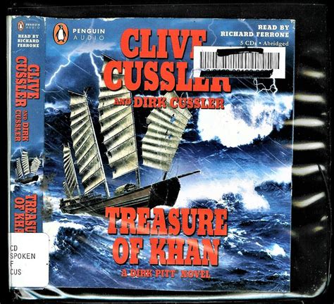 Treasure of Khan by Clive Cussler Unabridged CD AudiobookDirk Pitt Series Reader