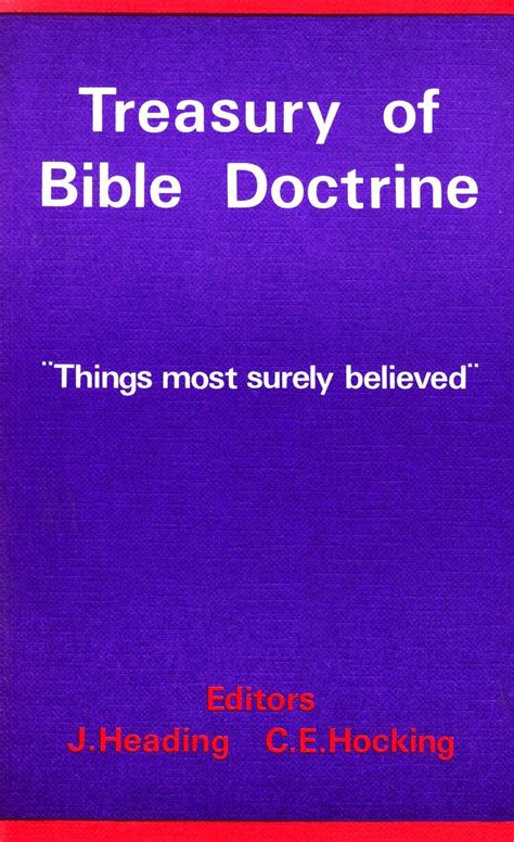 Treasury of Bible Doctrine Ebook PDF