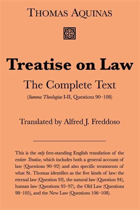 Treatise on Law The Complete Text Doc