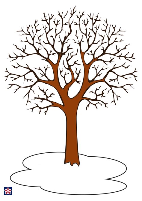 Tree Template For Preschoolers