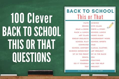 Trending This or That High School Questions