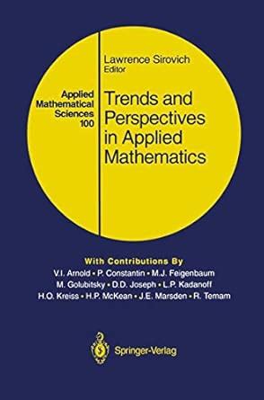 Trends and Perspectives in Applied Mathematics Epub