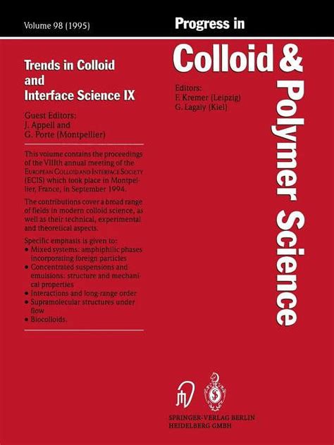 Trends in Colloid and Interface Science 5 Potential Health Hazards of Existing Chemicals Kindle Editon