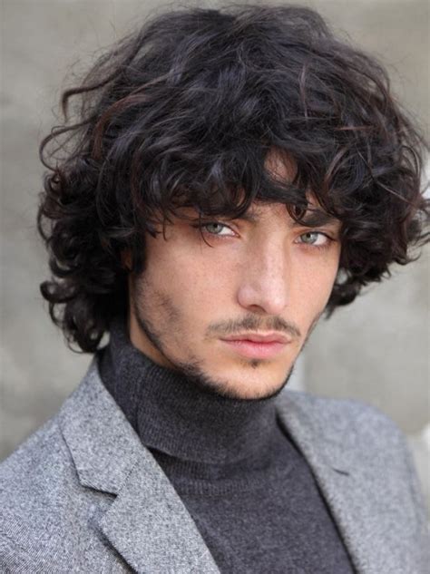 Trendy Curly Full Lace Short Men Wigs