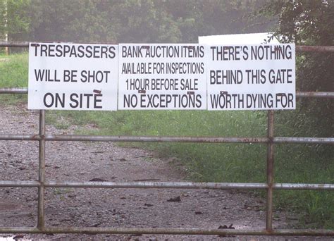 Trespassers Will Be Shot: 10,000+ Reasons Why You Should Take Trespassing Seriously