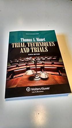 Trial Techniques Ninth Aspen Coursebooks Kindle Editon