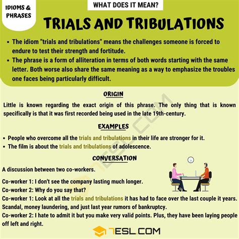 Trials and Tribulations Epub