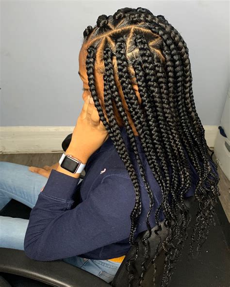 Triangular Box Braids: