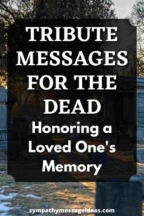 Tribute to the Deceased: Honoring Lives Well-Lived