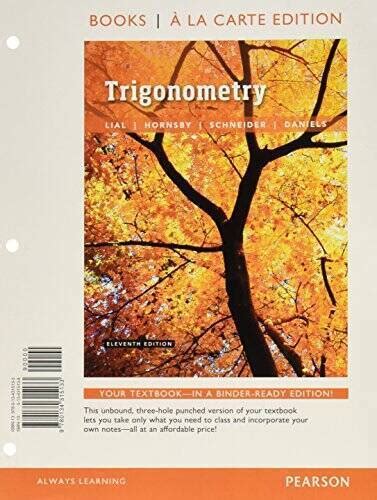 Trigonometry Books a la Carte Edition Epub