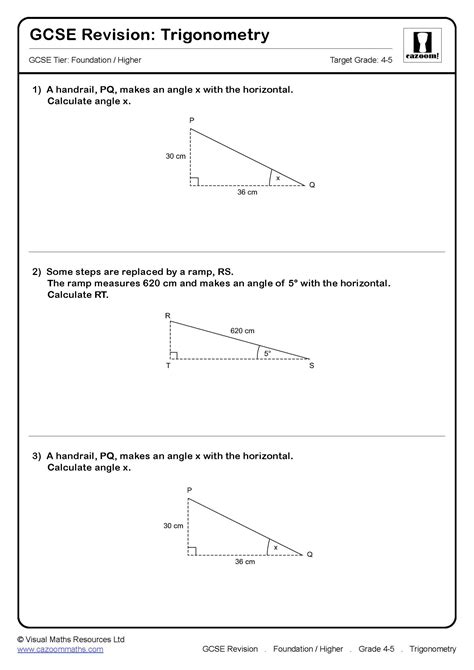 Trigonometry Questions And Answers Gcse Epub