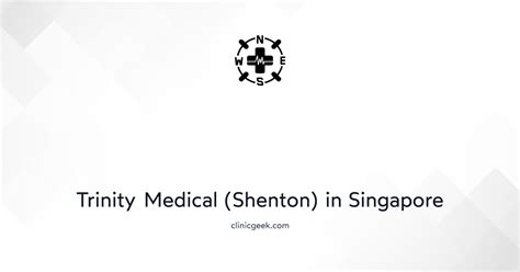 Trinity Medical Shenton: A Comprehensive Guide to Unrivaled Medical Expertise in Singapore