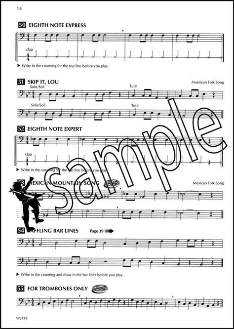 Trombone Sheet Music Standard Of Excellence Book 1 (Instruction pdf Epub