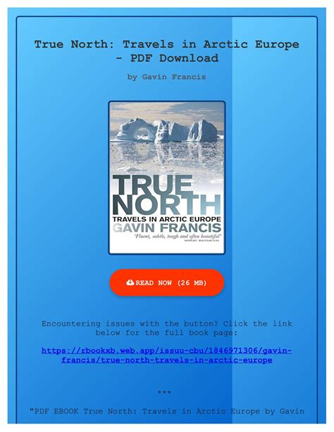 True North Travels in Arctic Europe Epub