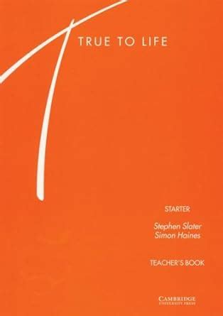 True to Life Starter Teacher&amp PDF