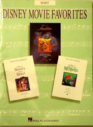 Trumpet Disney Movie Favorites Aladdin Beauty and the Beast The Little Mermaid