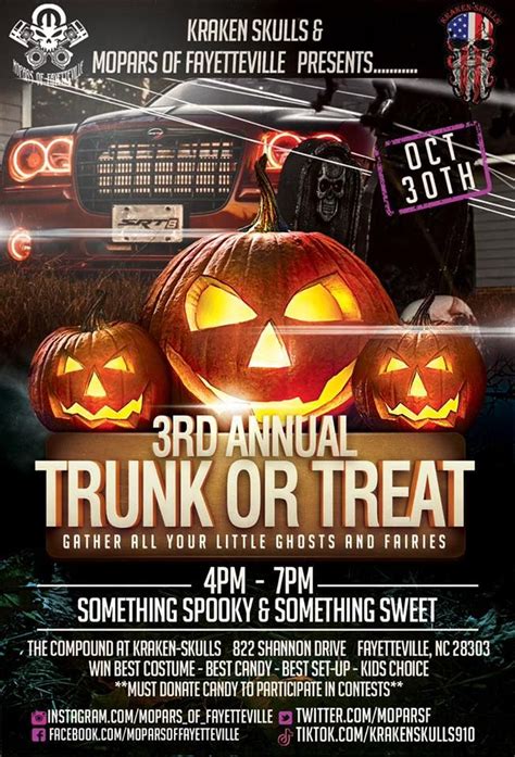 Trunk or Treat Events in Fayetteville